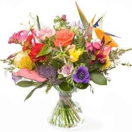 Bouquet de fleurs Polychrome bouquet, excl. vase Bouquet de fleurs Polychrome bouquet, excl. vase