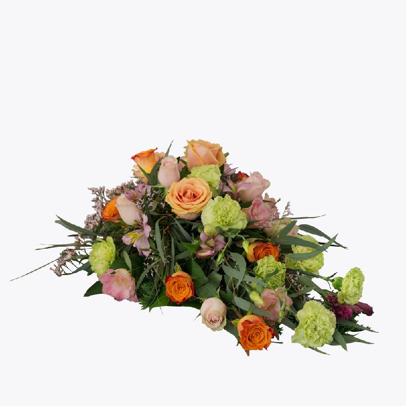 Bouquet de fleurs Funeral Arrangement w Ribbon 170751R