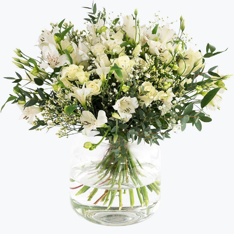 Bouquet de fleurs Classic White