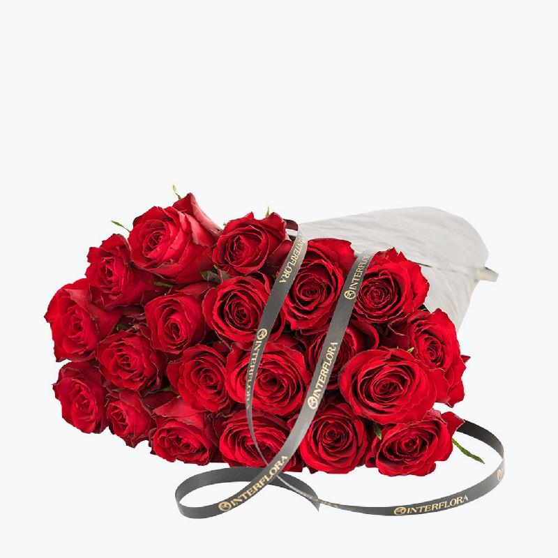 Bouquet de fleurs 20 Red Roses gift wrapped 190859 Bouquet de fleurs 20 Red Roses gift wrapped 190859