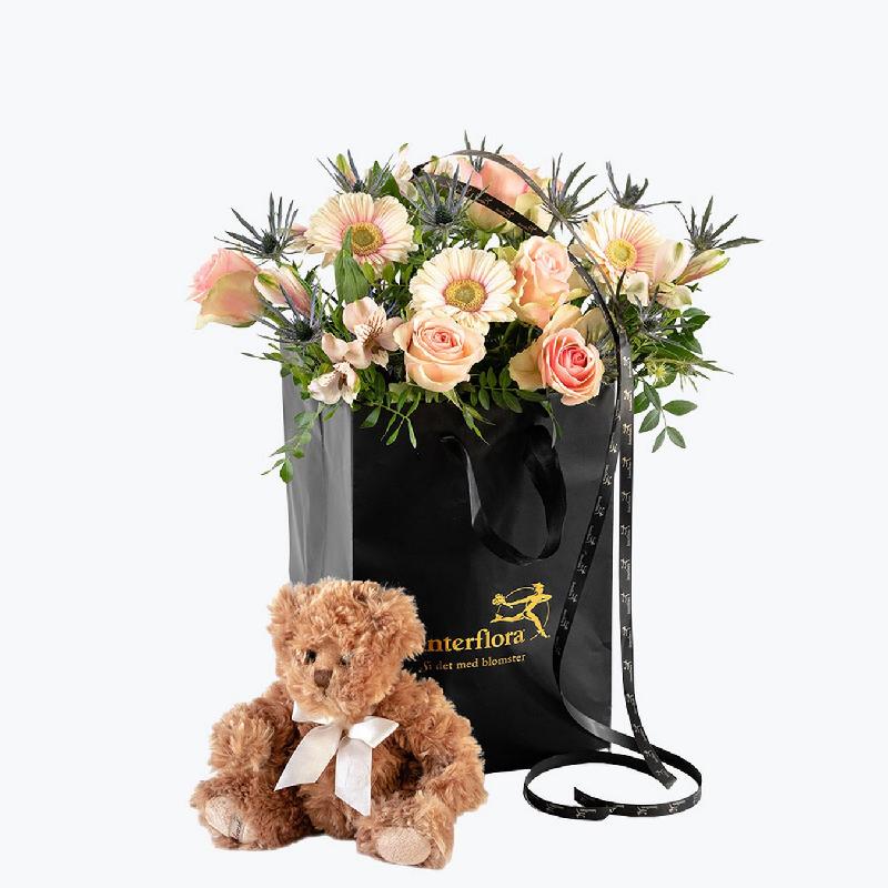 Bouquet de fleurs Teddy
