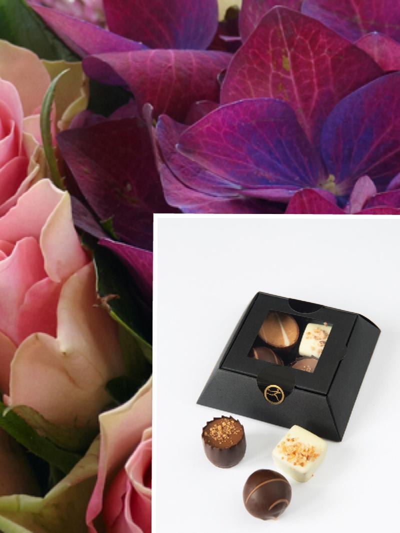 Bouquet de fleurs Bouquet + PR mini Chocolate