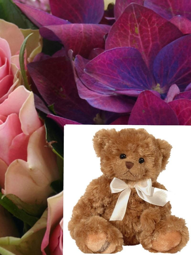 Bouquet de fleurs Teddy Bear