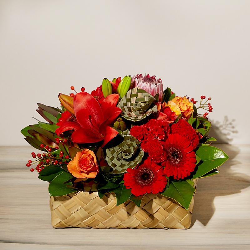 Bouquet de fleurs Pacific Basket