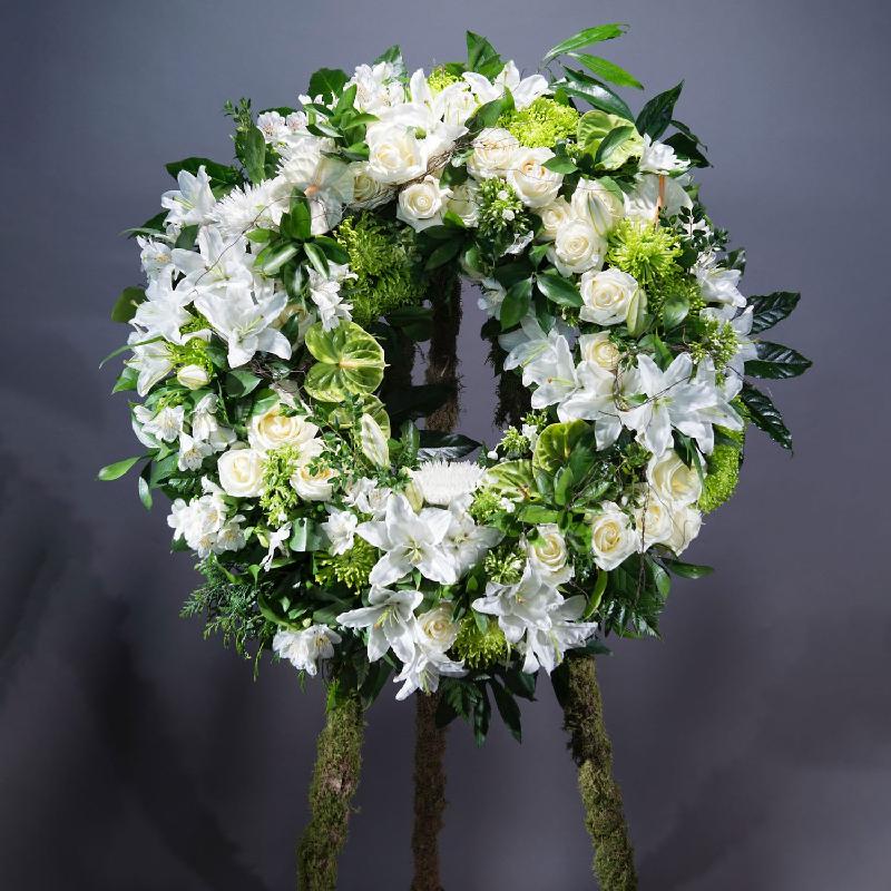 Bouquet de fleurs Classic white wreath