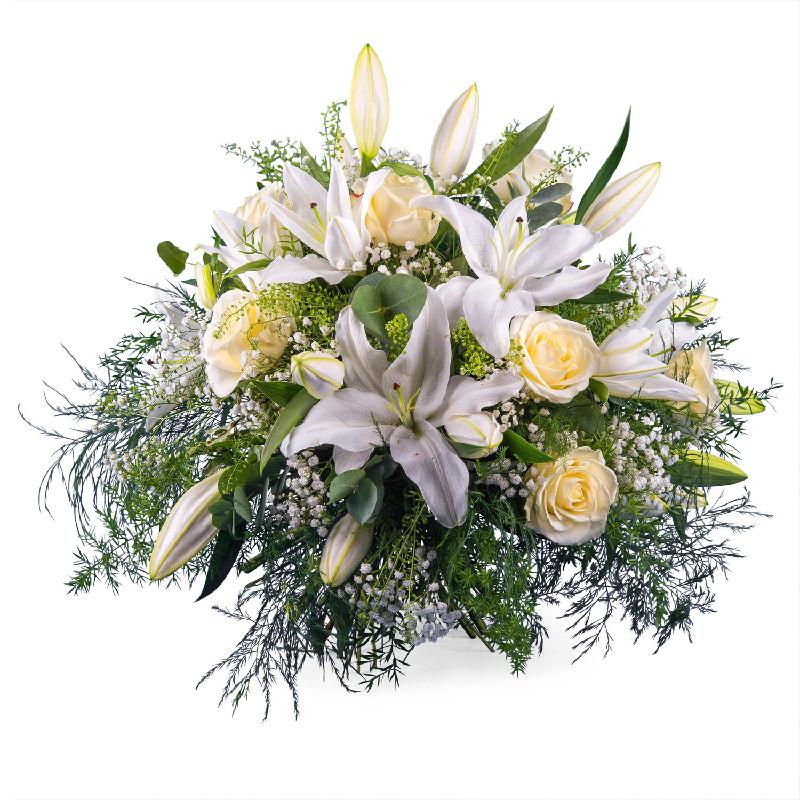 Bouquet de fleurs White Flower Arrangement