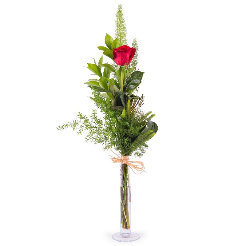 Bouquet de fleurs 1 Long-stemmed Red Rose