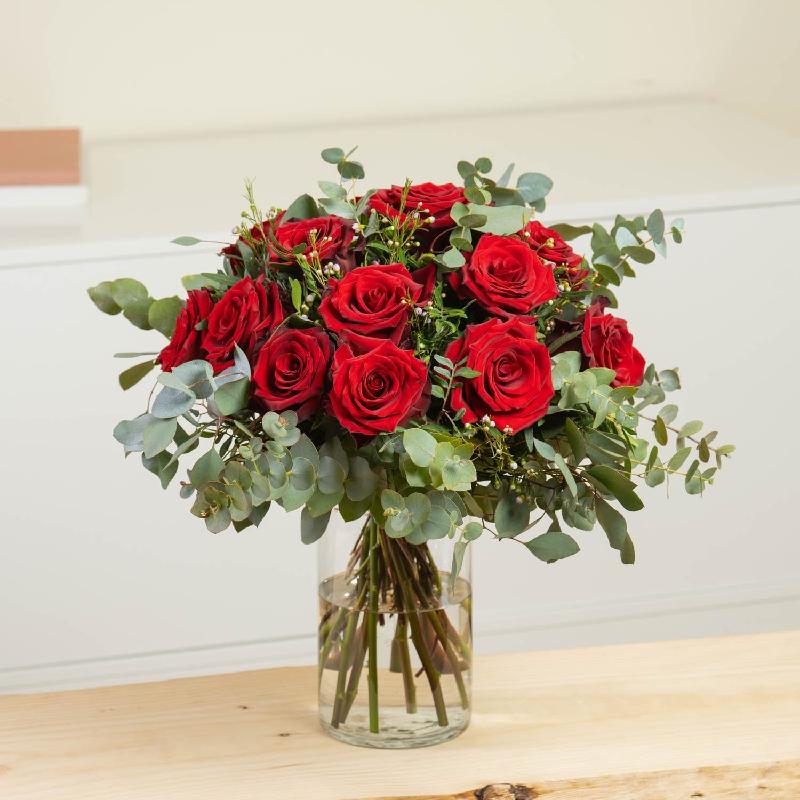 Bouquet de fleurs 15 Short-stemmed Red Roses