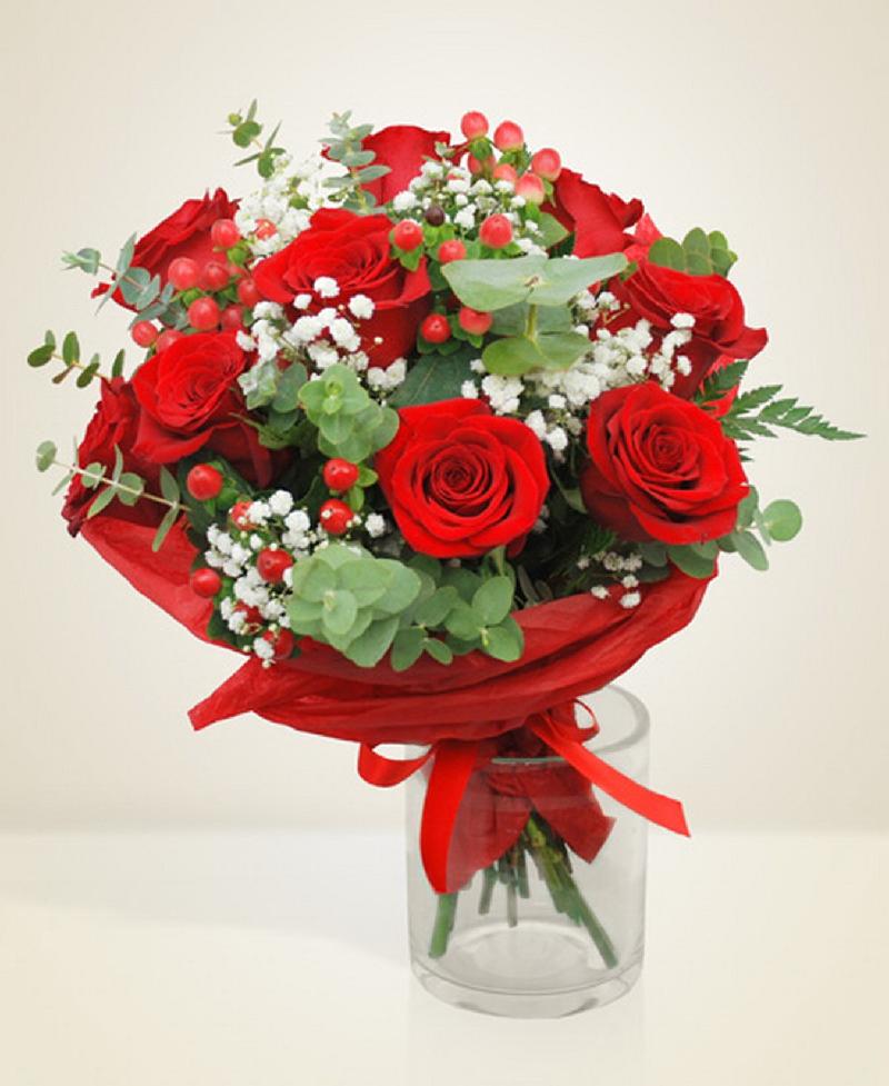 Bouquet de fleurs Red passion
