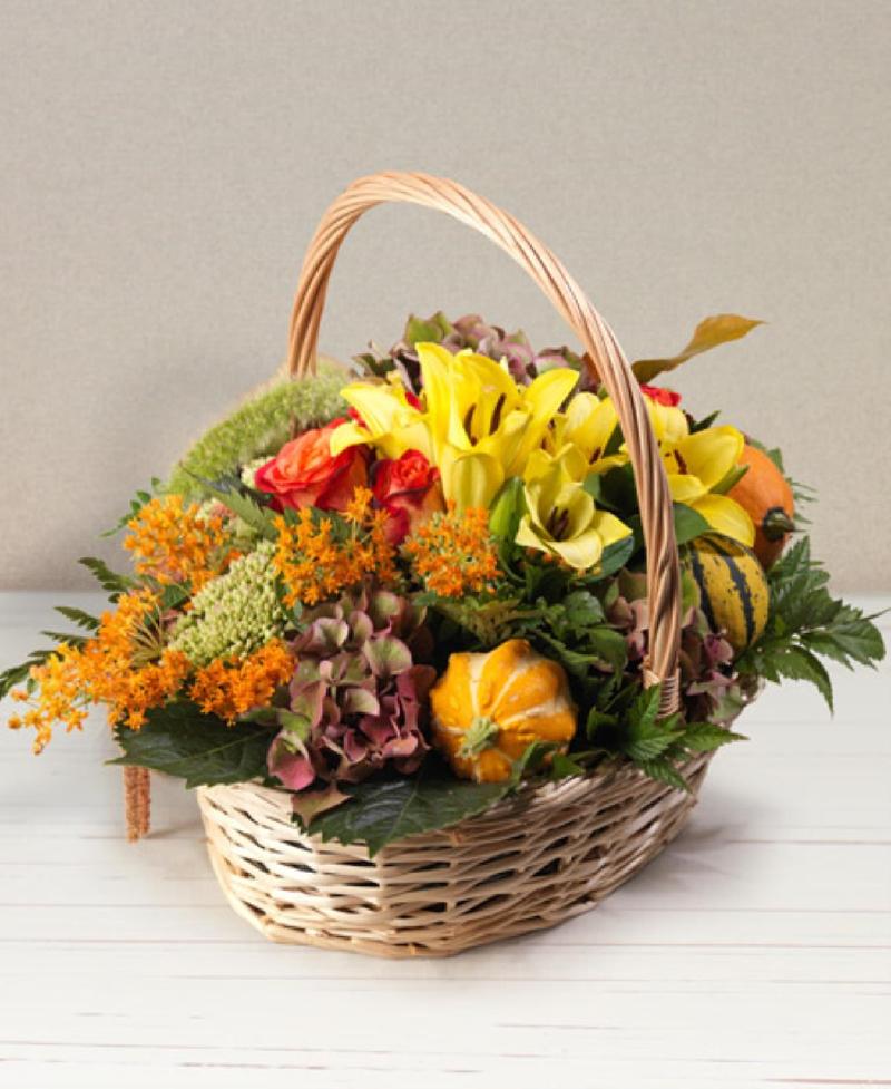 Bouquet de fleurs Autumn Basket Bouquet de fleurs Autumn Basket