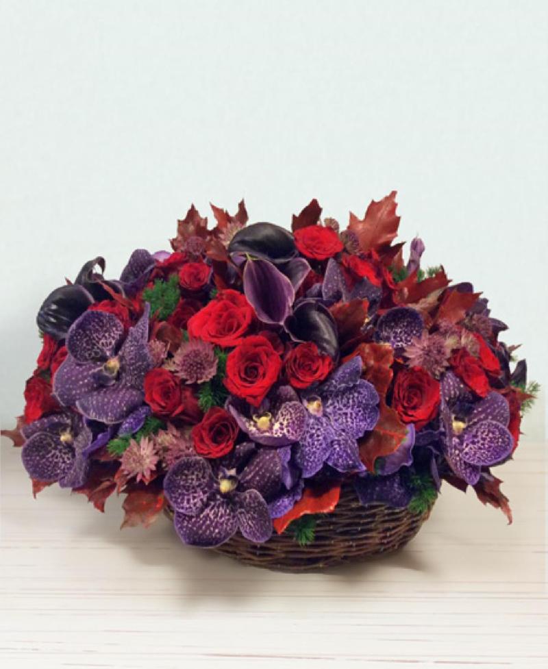Bouquet de fleurs Violet dream