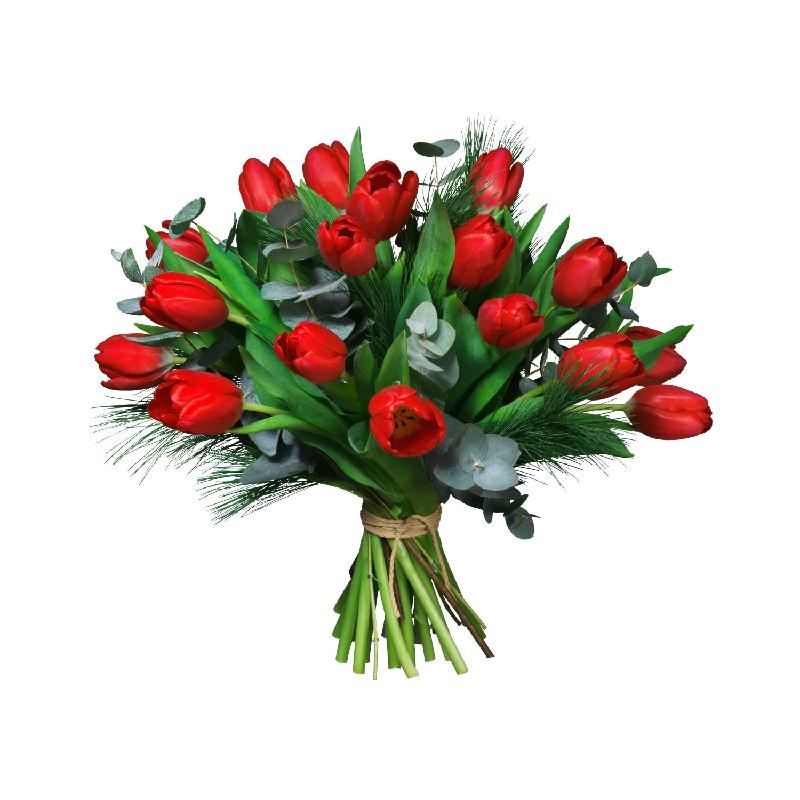 Bouquet de fleurs Red Tulips