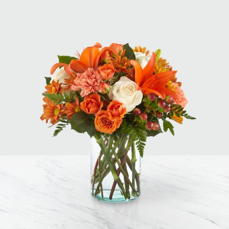 Bouquet de fleurs Orange Mood