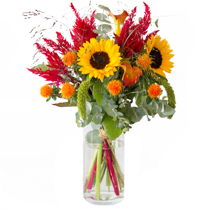 Bouquet de fleurs Soleil d'août Bouquet de fleurs Soleil d'août Collection Hommes