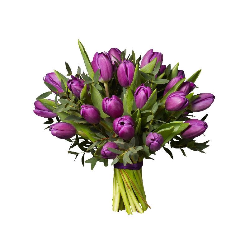 Bouquet de fleurs Purple tulips
