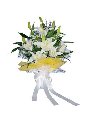 Bouquet de fleurs Bouquet with Lilies (without vase) Bouquet de fleurs Bouquet with Lilies (without vase)