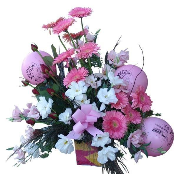 Bouquet de fleurs Arrangement for New Born Baby Bouquet de fleurs Arrangement for New Born Baby