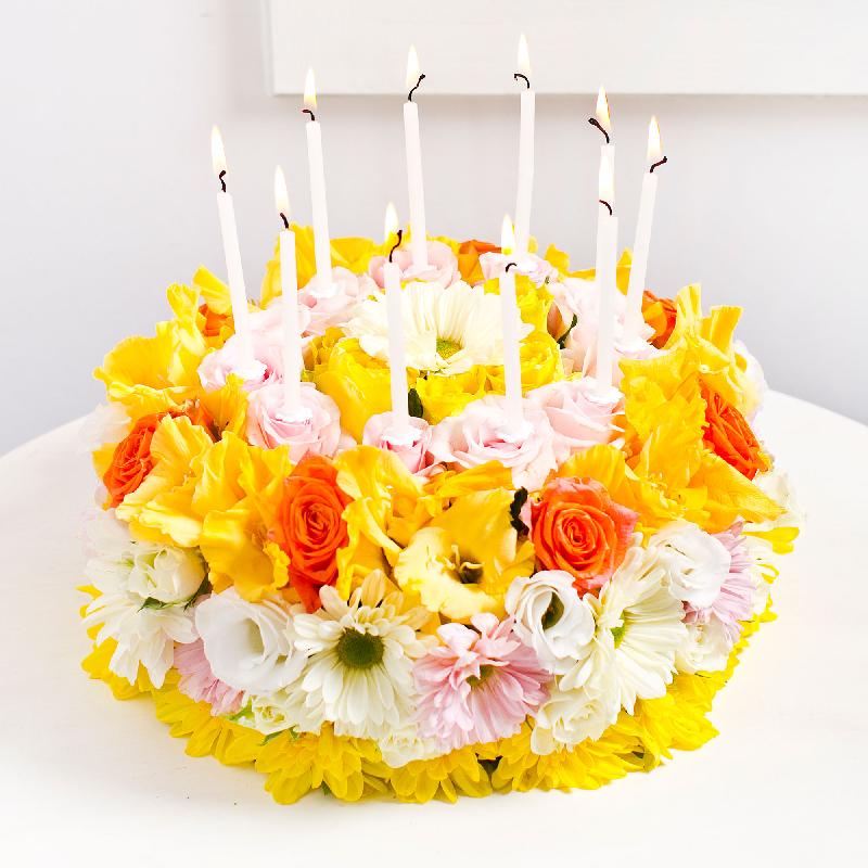 Bouquet de fleurs Flower Cake