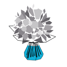 Bouquet de fleurs Bulle d'eau