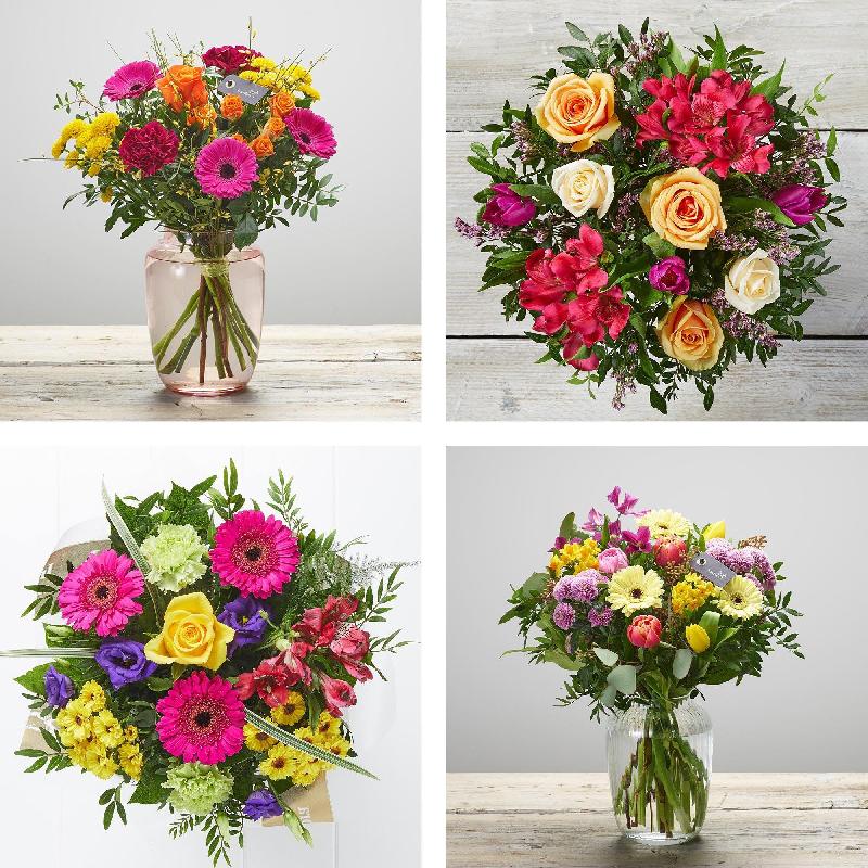 Bouquet de fleurs Florist Choice with Vase - Brights
