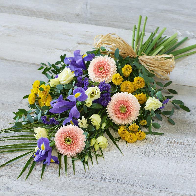 Bouquet de fleurs Lemon and Blue Sheaf.