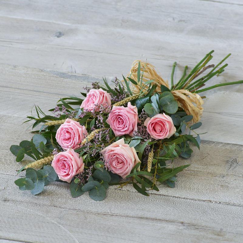 Bouquet de fleurs Simple Rose Sheaf - Pink.