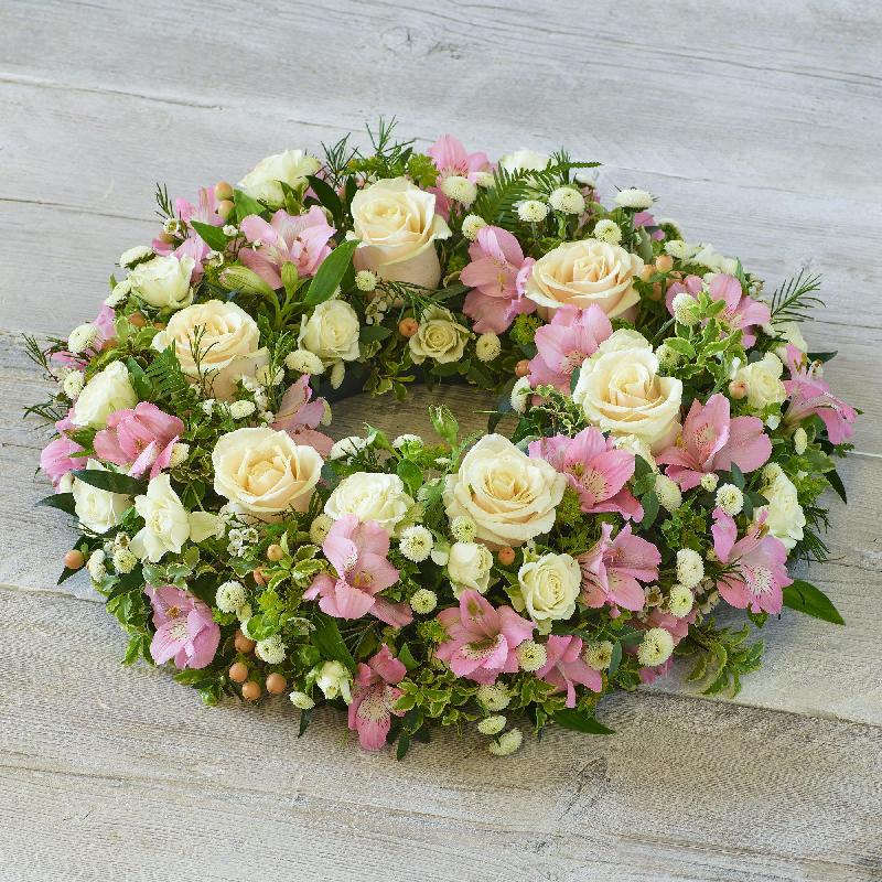 Bouquet de fleurs Large Soft Pastel Wreath