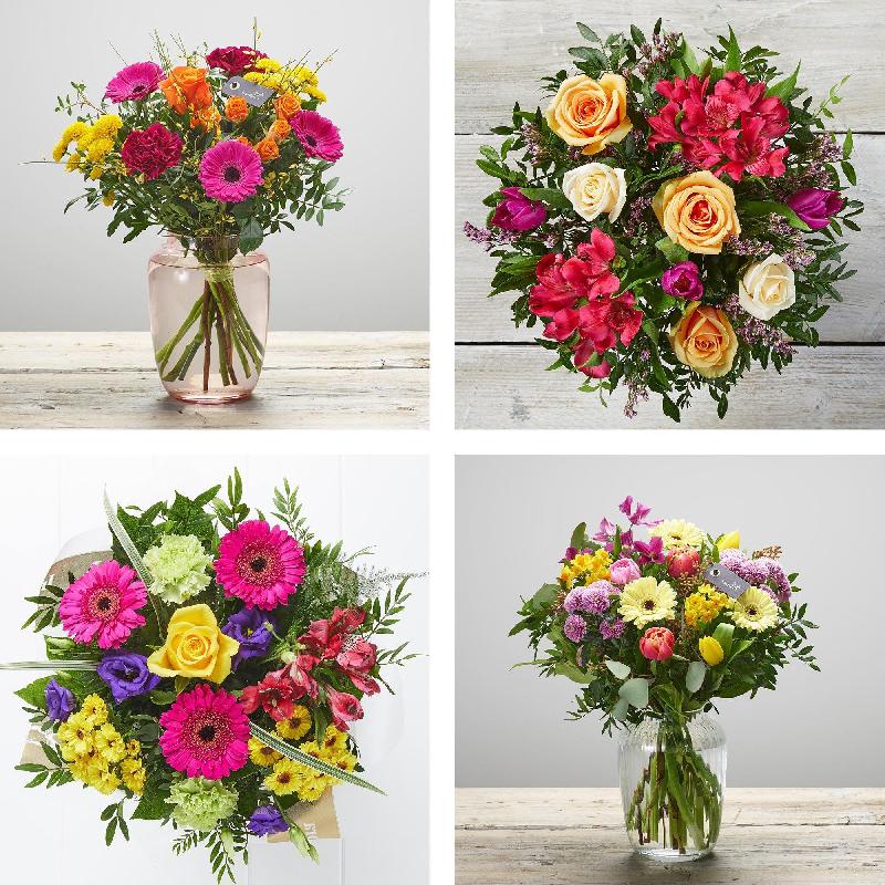 Bouquet de fleurs Florist Choice with Vase - Brights Bouquet de fleurs Florist Choice with Vase - Brights