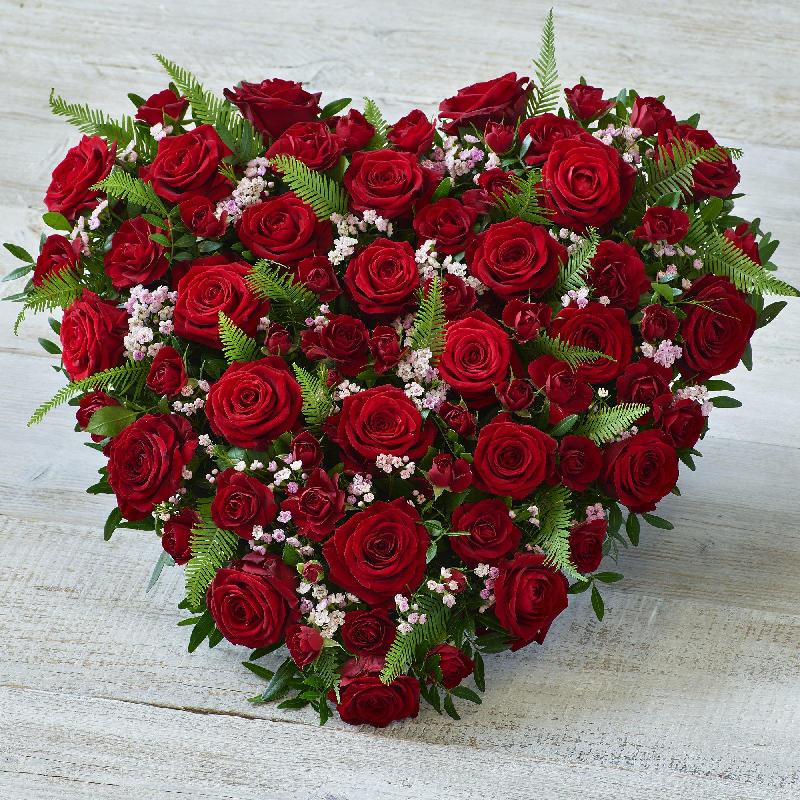 Bouquet de fleurs Large Rose Heart
