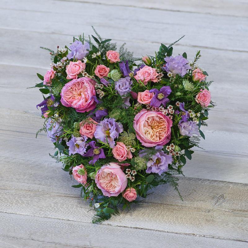 Bouquet de fleurs Cottage Garden Heart