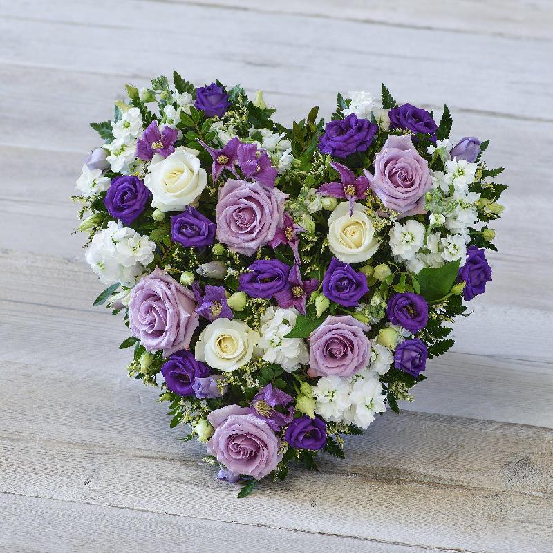 Bouquet de fleurs Lovely Lilac Heart