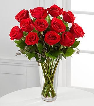 Bouquet de fleurs The Long Stem Red Rose Arrangement