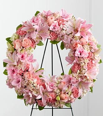 Bouquet de fleurs S21-4484 - The FTD Loving Remembrance Wreath