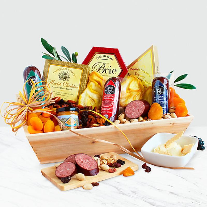 Bouquet de fleurs Deluxe Meat And Cheese Gift Bouquet de fleurs Deluxe Meat And Cheese Gift