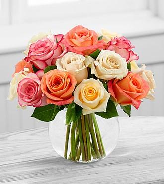 Bouquet de fleurs The Sundance Rose Bouquet by FTD - VASE INCLUDED Bouquet de fleurs The Sundance Rose Bouquet by FTD - VASE INCLUDED