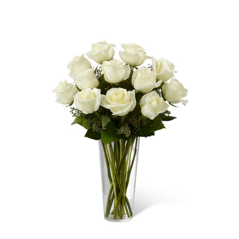 Bouquet de fleurs The White Rose Bouquet by FTD