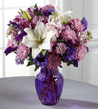 Bouquet de fleurs The FTD Shades of Purple Bouquet
