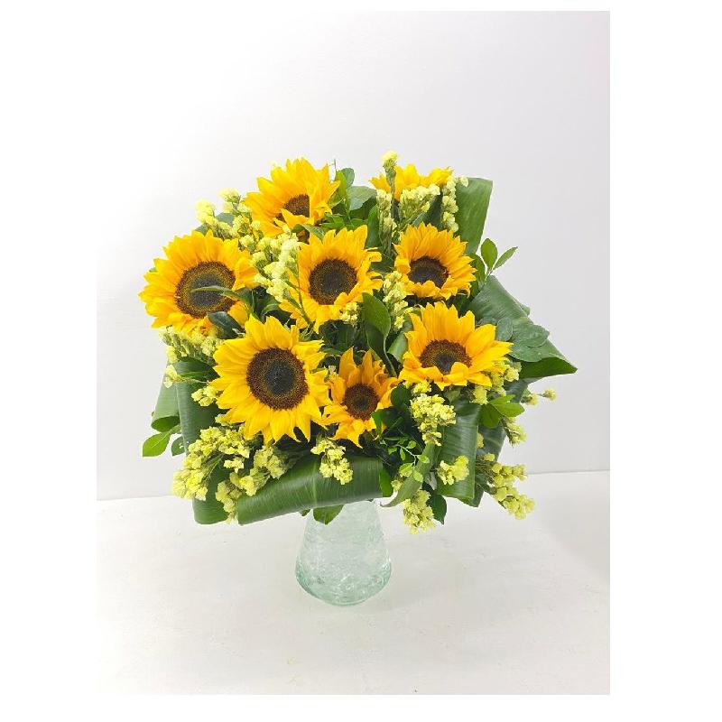 Bouquet de fleurs Sunflowers with vase