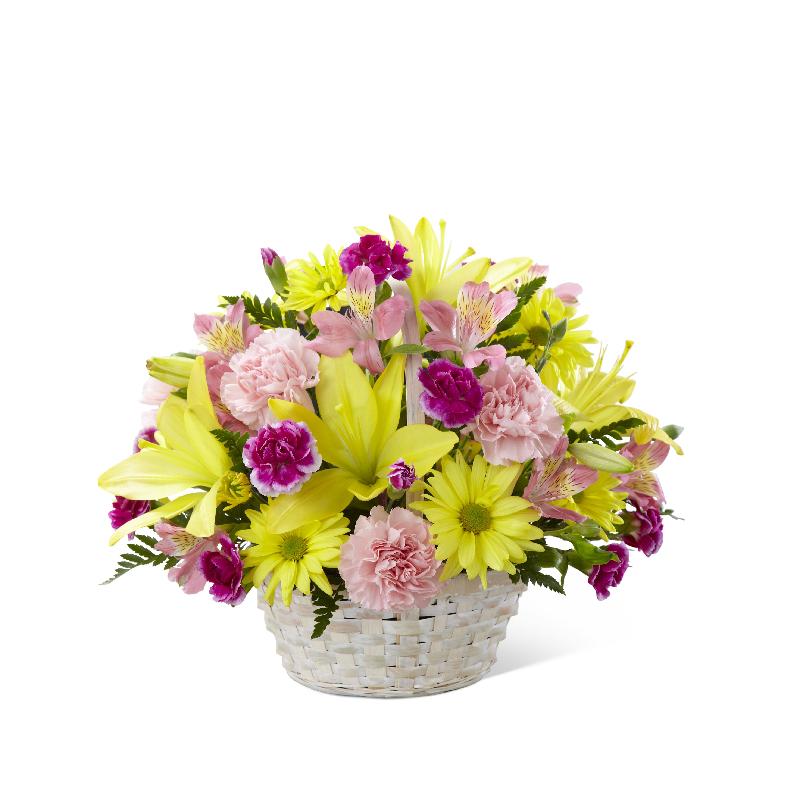 Bouquet de fleurs Basket of Cheer Bouquet
