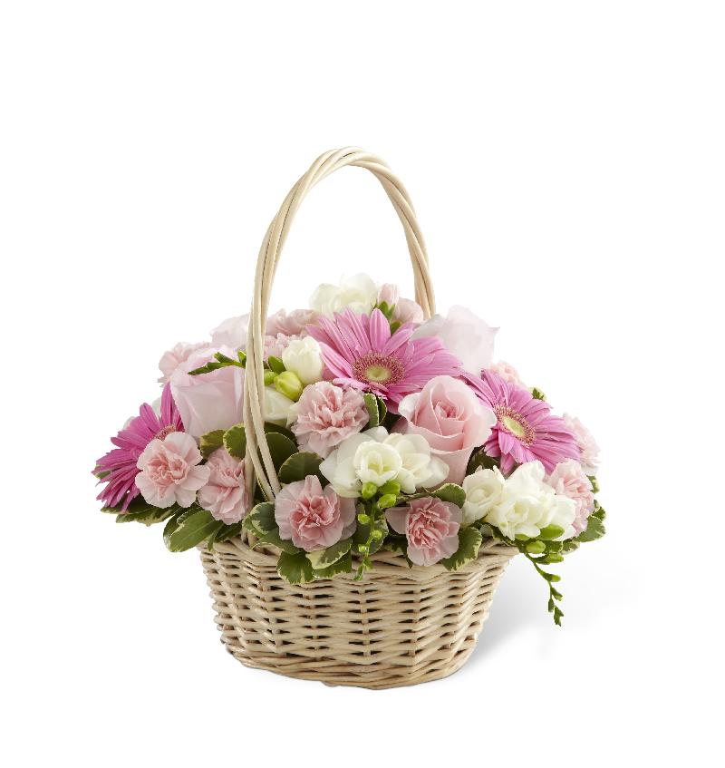 Bouquet de fleurs Enduring Peace Basket