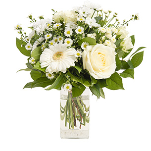 Fleurs et cadeaux Balade d'été et son vase offert Fleurs et cadeaux Balade d'été et son vase offert Mariage invité