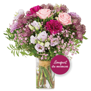 Opale et son vase offert Bouquet de fleurs Opale et son vase offert