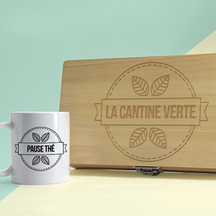 Fleurs et cadeaux Boite à thé et son mug Fleurs et cadeaux Boite à thé et son mug Cadeaux d'affaires Pros