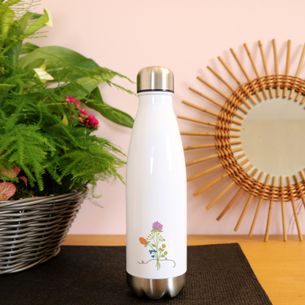 Bouquet de fleurs Gourde isotherme en inox personnalisable - Collection Remerciement Bouquet de fleurs Gourde isotherme en inox personnalisable - Collection Remerciement Cadeaux personnalisés