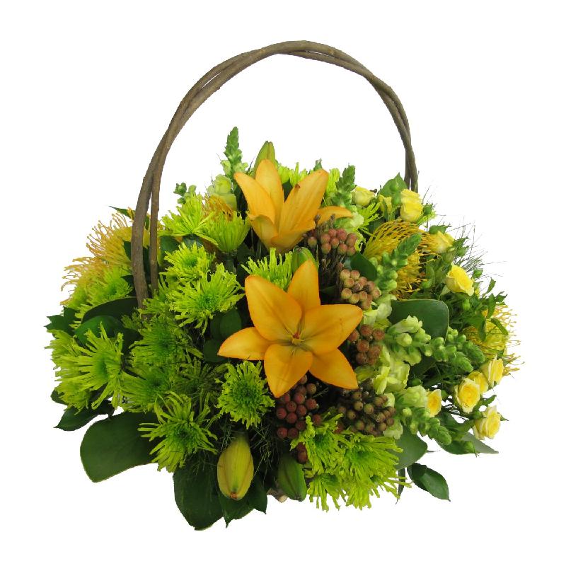 Bouquet de fleurs Pure Joy Basket