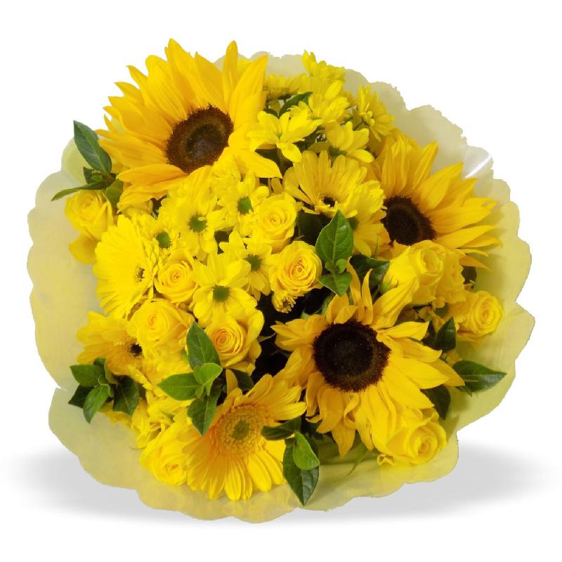 Bouquet de fleurs Yellow Bunch LRG