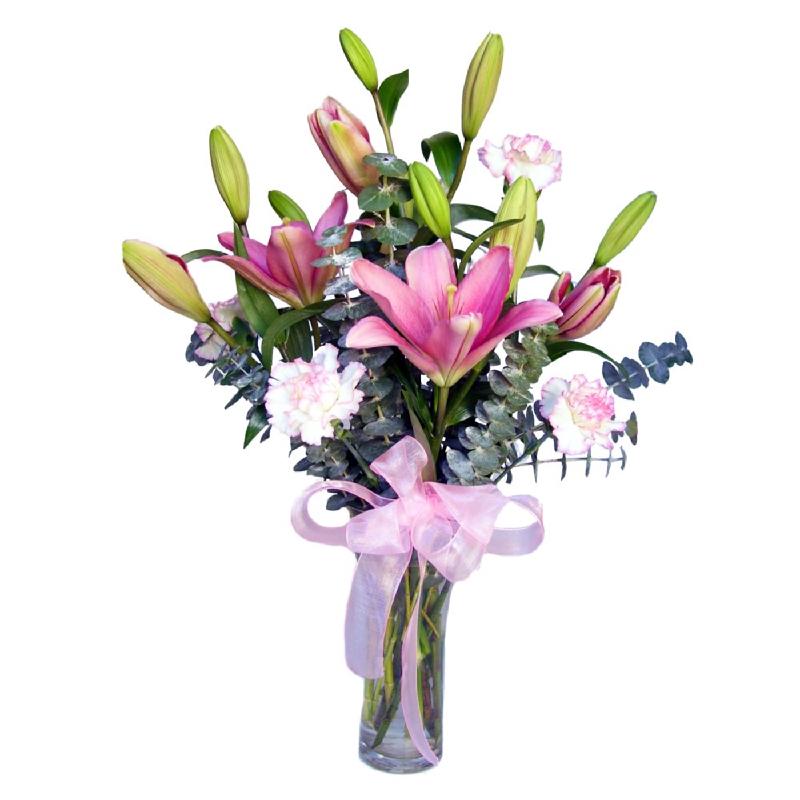 Bouquet de fleurs Lily Marlene