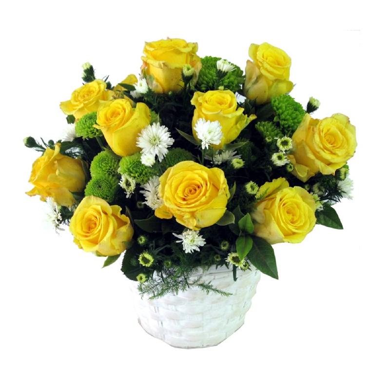 Bouquet de fleurs Emma - Yellow