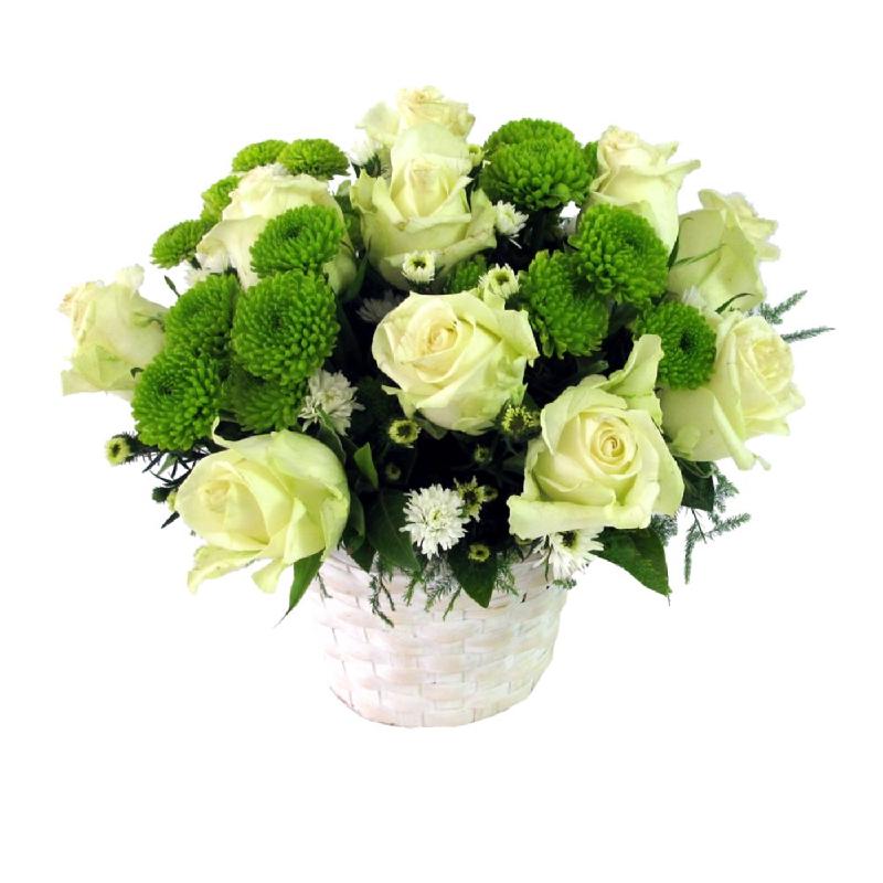 Bouquet de fleurs Emma - White