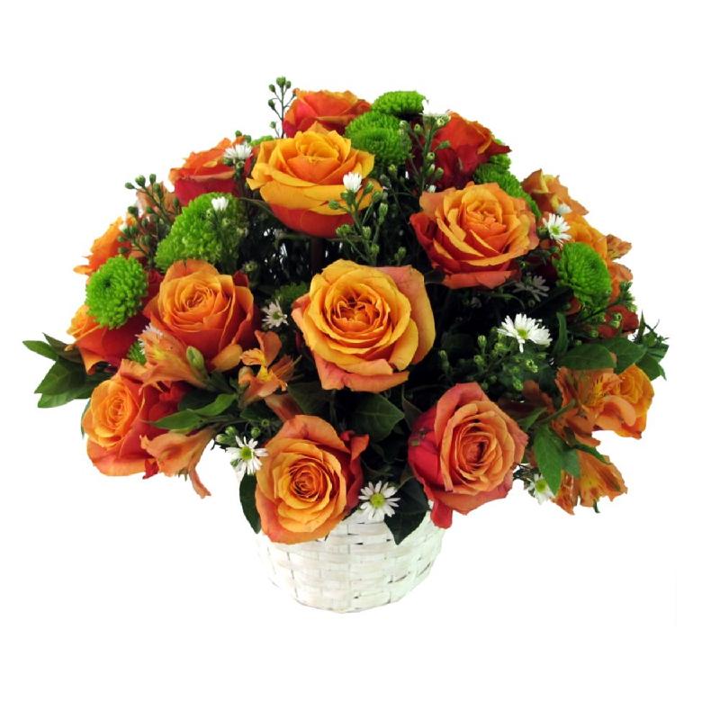 Bouquet de fleurs Emma - Orange